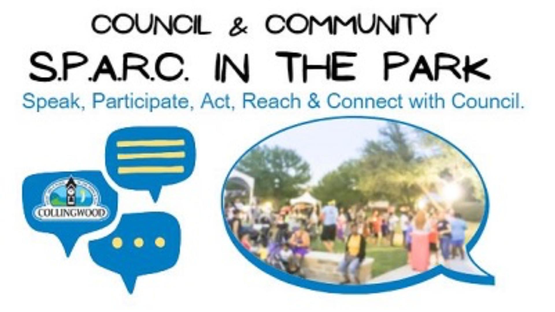 Council & Community S.P.A.R.C. in the Park events encourage residents to come chat with Council